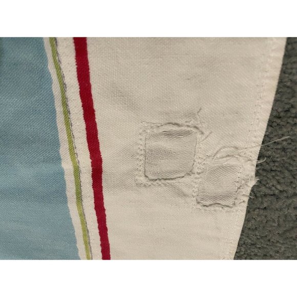 Vintage Cotton Linen Tablecloth Black Americana 48" x 52" 1939s - 1950s - Picture 11 of 11